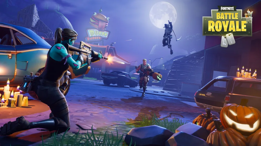 Fortnite original artwork from Epic’s 2017 version 1.8 update